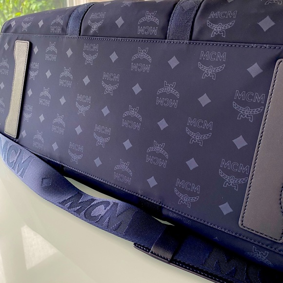 MCM Medium Traveler Weekender Duffle Bag Brand New - Gender Neutral. 20”x12”x9” - Picture 3 of 4